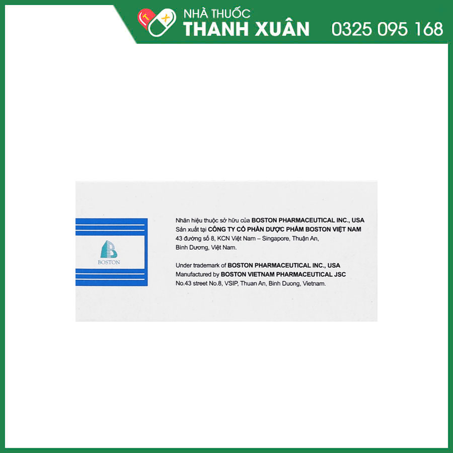 Acyclovir Boston 200 thuốc điều trị khởi đầu và phòng tái nhiễm virus Herpes simplex, trị zona, thủy đậu
